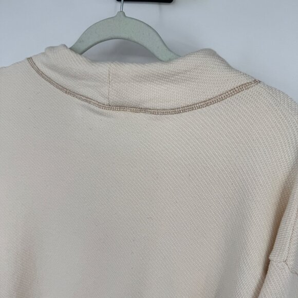 Soft Surroundings Mock-Neck Knit Pullover Sweater Tunic Cream size Medium Ivory - Picture 8 of 9